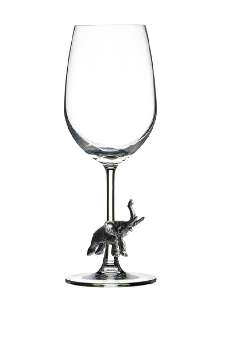 Elephant - Menagerie Red Wine Glass