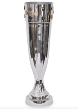 Load image into Gallery viewer, Polished Nickel &amp; Brass Vase
