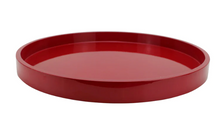 Load image into Gallery viewer, 16x16 Round Tray Burgundy
