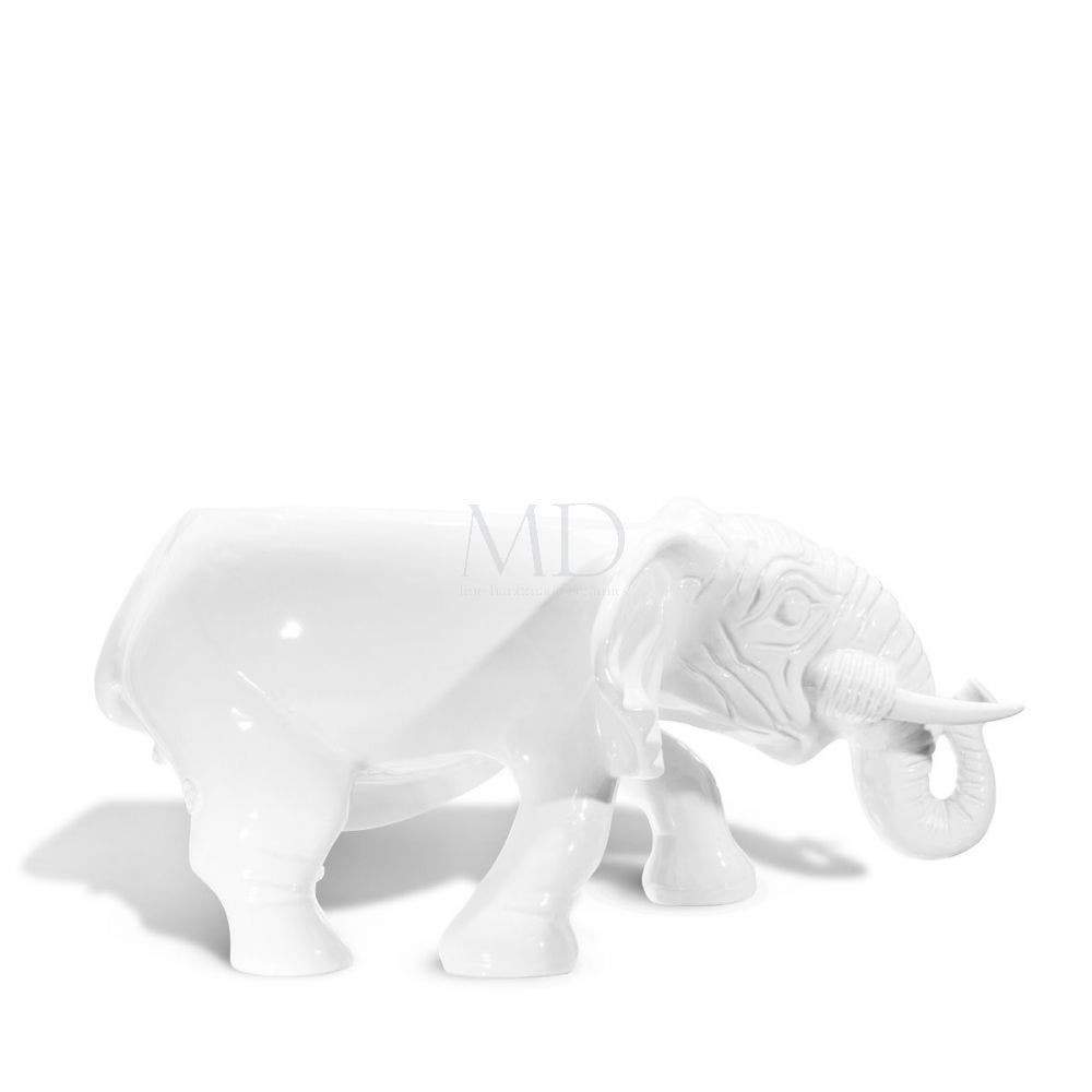 Elephant Platform,  high fired ceramic elephant platform from Montes Dogget is handmade and dishwasher safe.