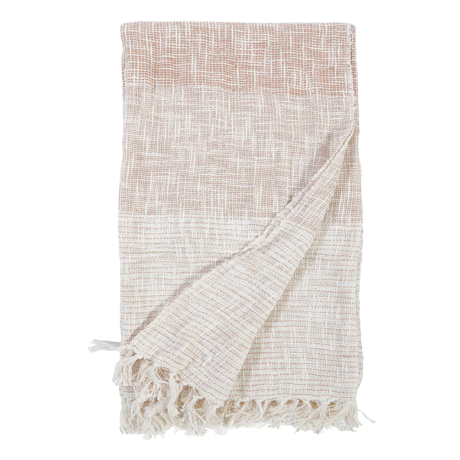 Isla Oversized Throw- Ivory/Amber 60x90