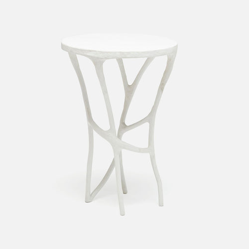 Nature inspired white table. Branch like legs. Side table. White side table.  Living room decor