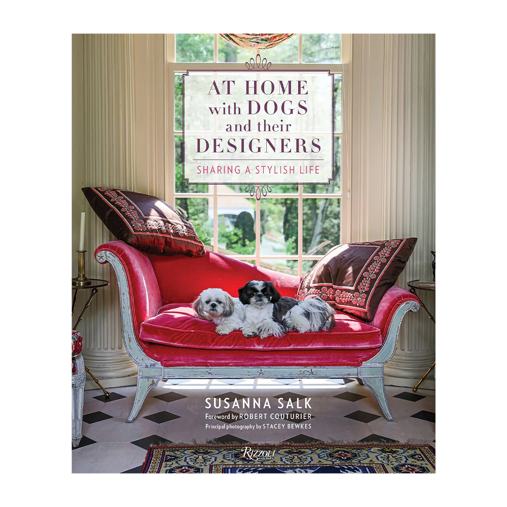Design and Dogs book. Author Susan Salk. Lavish style. Dogs and Home Design