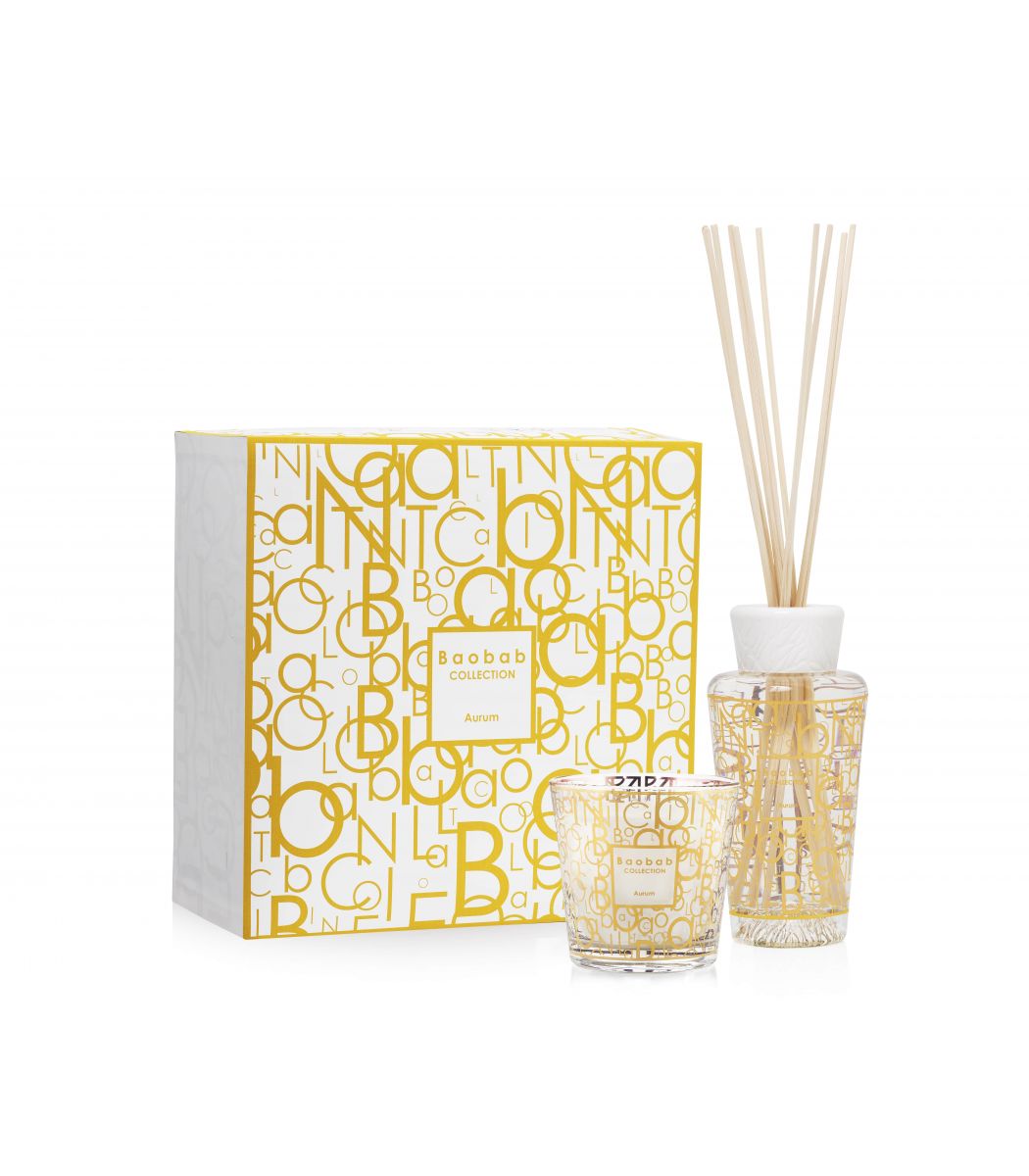 Baobab gift set. Candle and Diffuser gift set. Luxury scent. 