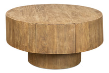 Load image into Gallery viewer, Acacia Wood Barnwood Cocktail Table 
