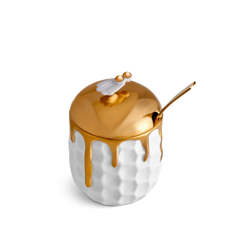 Beehive Honey Pot + Spoon