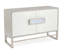 Load image into Gallery viewer, Luxury oak and pearl cabinet. John Richard cabinet. Occasional Furniture. 
