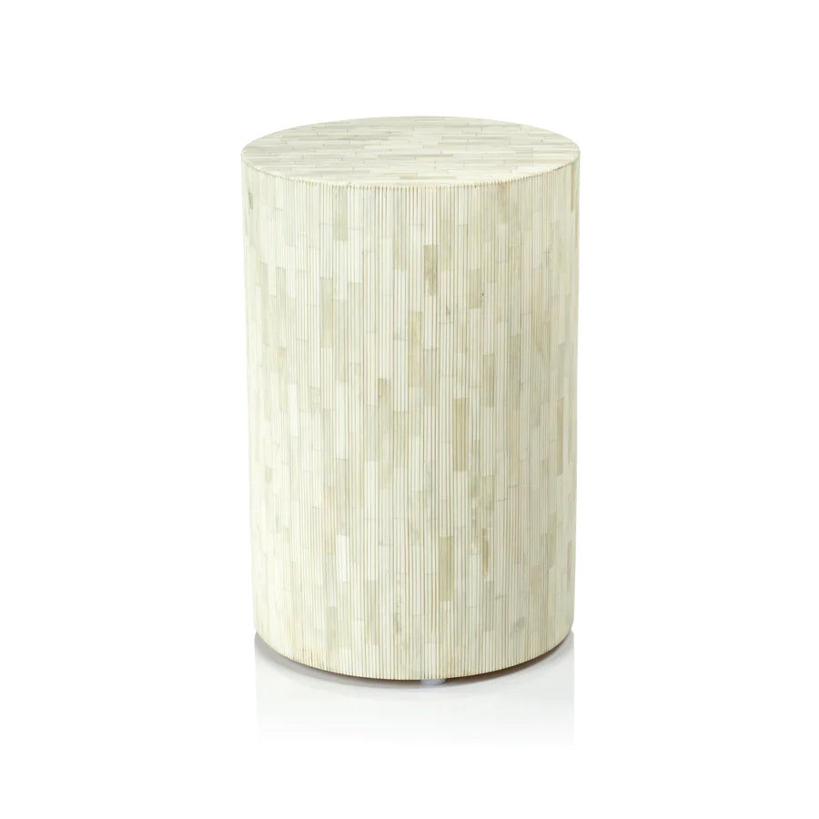 Pin Stripe Bone Stool