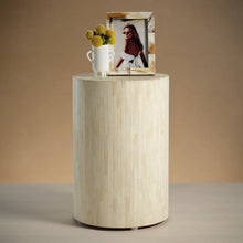 Load image into Gallery viewer, Pin Stripe Bone Stool
