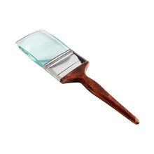 Load image into Gallery viewer, Magnifying brush sculpture. Wooden handle. 
