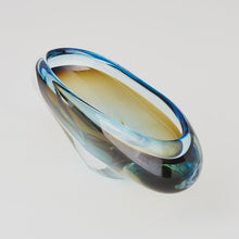Load image into Gallery viewer, Canoe Bowl handmade unique art glass items and colors,
