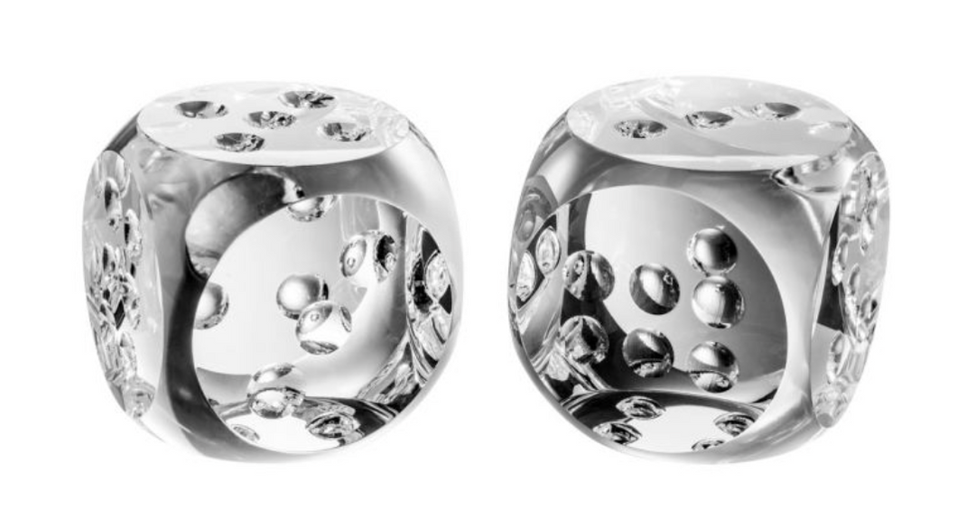 Dice Crystal Glass Set