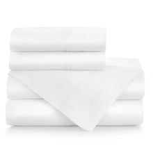 Load image into Gallery viewer, Soprano Sateen Queen Sheet Set - White
