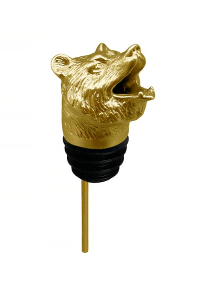 Gold Grizzly Bear - Menagerie Pourers