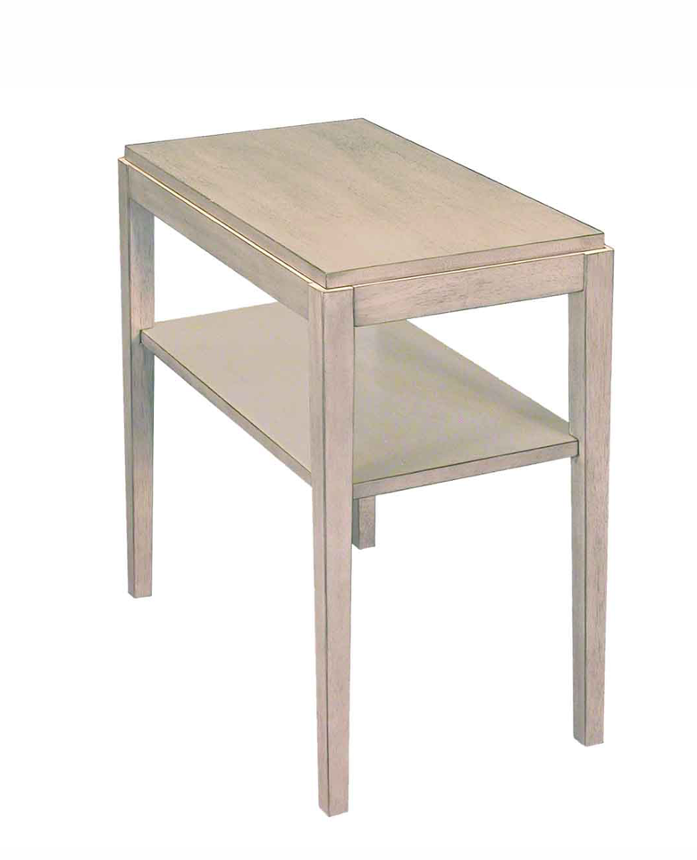 2-Tier End Table - Light Gray