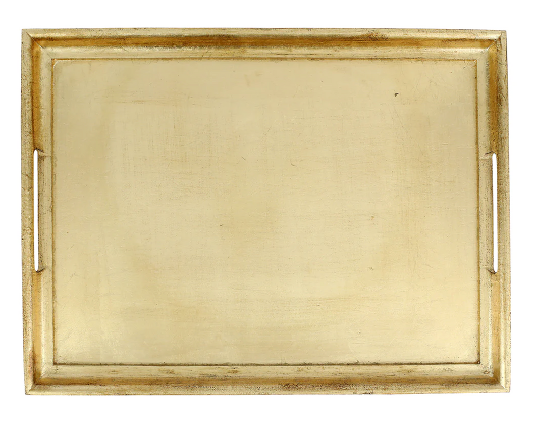 Gold Large Rect Tray