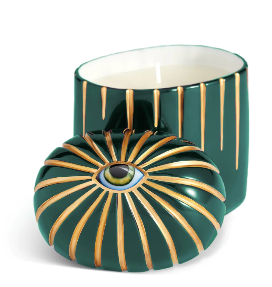 Candle Green & Gold
