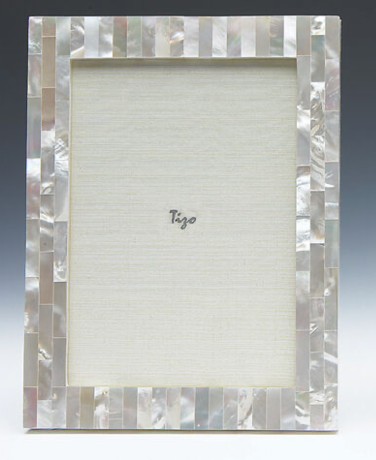 8x10 Pearl White MOP Frame
