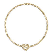 Load image into Gallery viewer, 2mm Classic Gold Love Small Gold Charm
