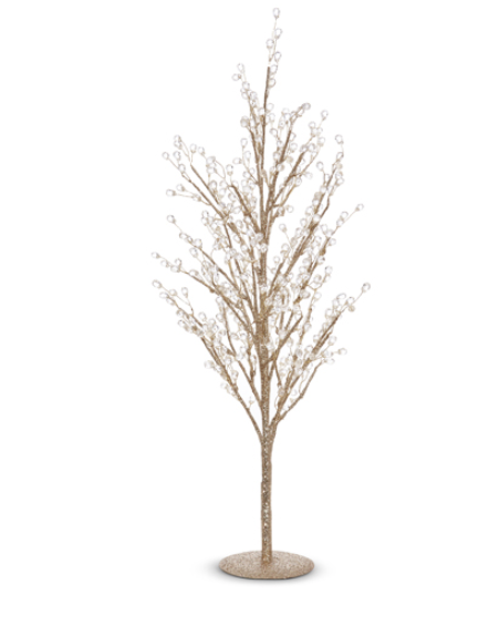 Glittered Tree with Jewels 26