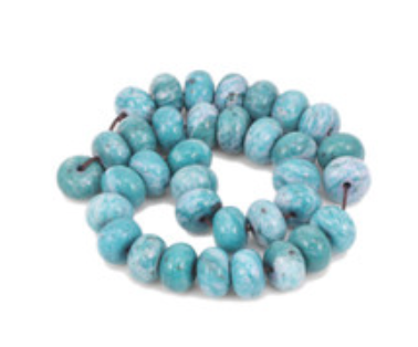 Turquoise Jade Abacus Beads