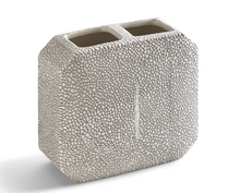Load image into Gallery viewer, Shagreen toothbrush holder
