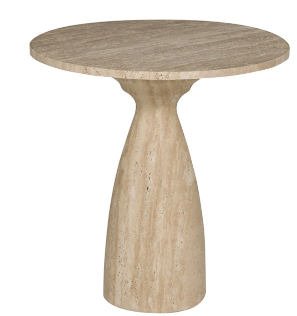Stone - Weathered Travertine End Table