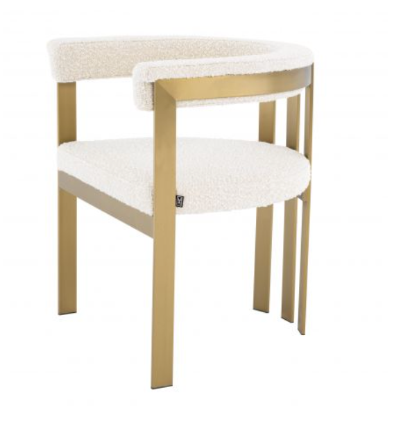 Dining Chair Clubhouse - Boucle Cream