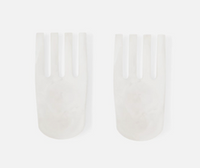 Load image into Gallery viewer, Parker, White Swirled Resin - Serving Set
