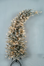 Load image into Gallery viewer, 4&#39; Arched Flocked Christmas Tree
