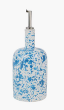 Load image into Gallery viewer, Aqua Splatter Olive Oil Bottle
