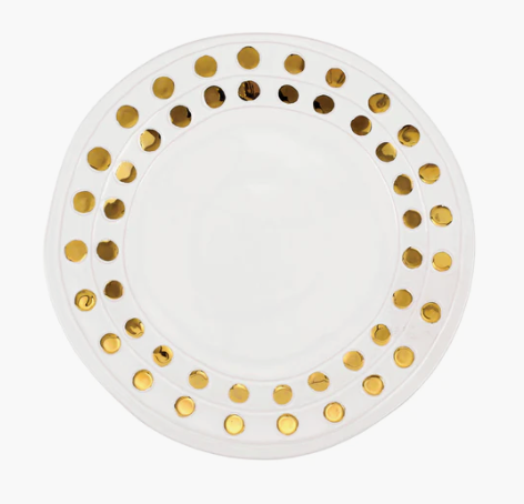 Medici Gold Med Round Platter