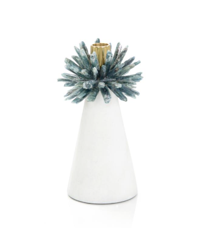 Cyanite Starburst Candleholder