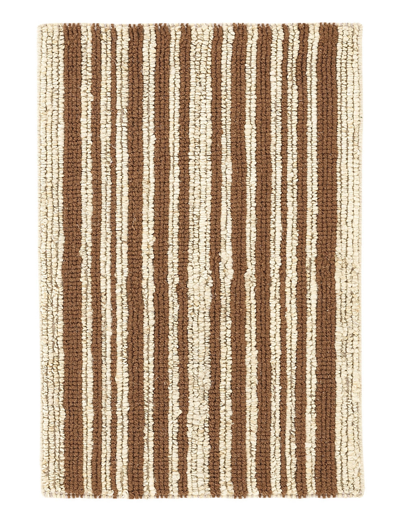 2x3 Calder Stripe Caramel Handwoven Jute Rug