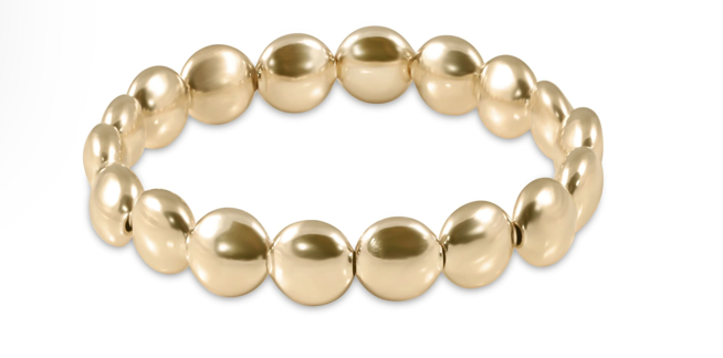 Honesty Gold 10mm Bead Bracelet