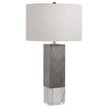 Load image into Gallery viewer, Gray Oak Lamp
