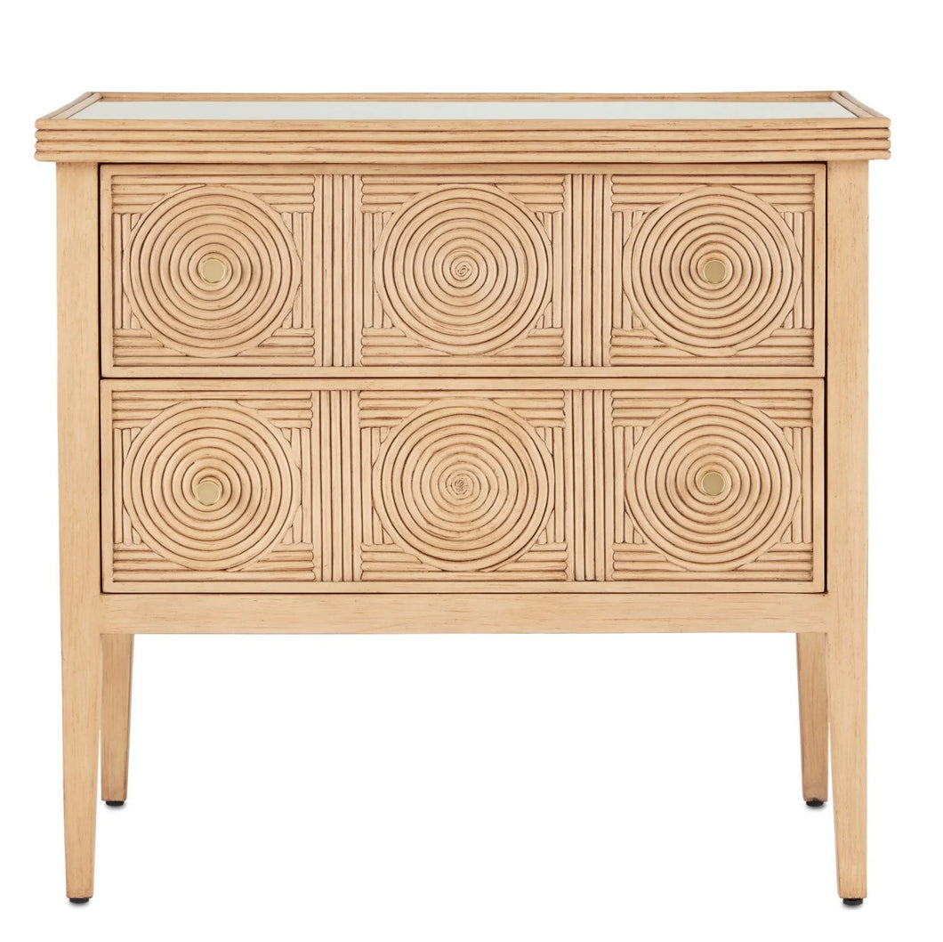 Beautiful side table. Rattan chest. Rattan Split chest. Luxury furniture. 