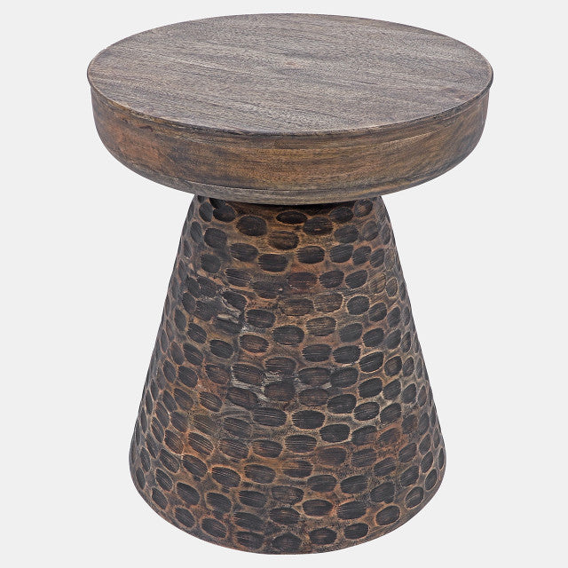 Hammered Side Table