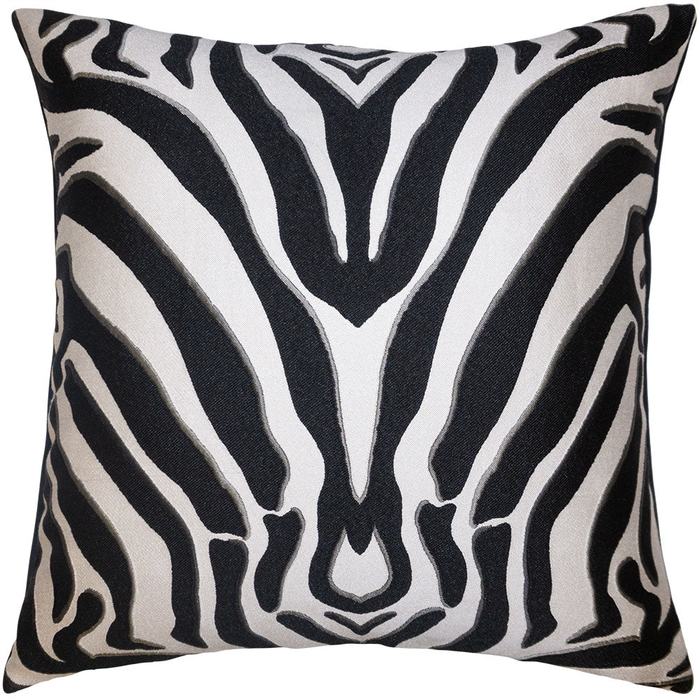 Zebra Noir 22x22